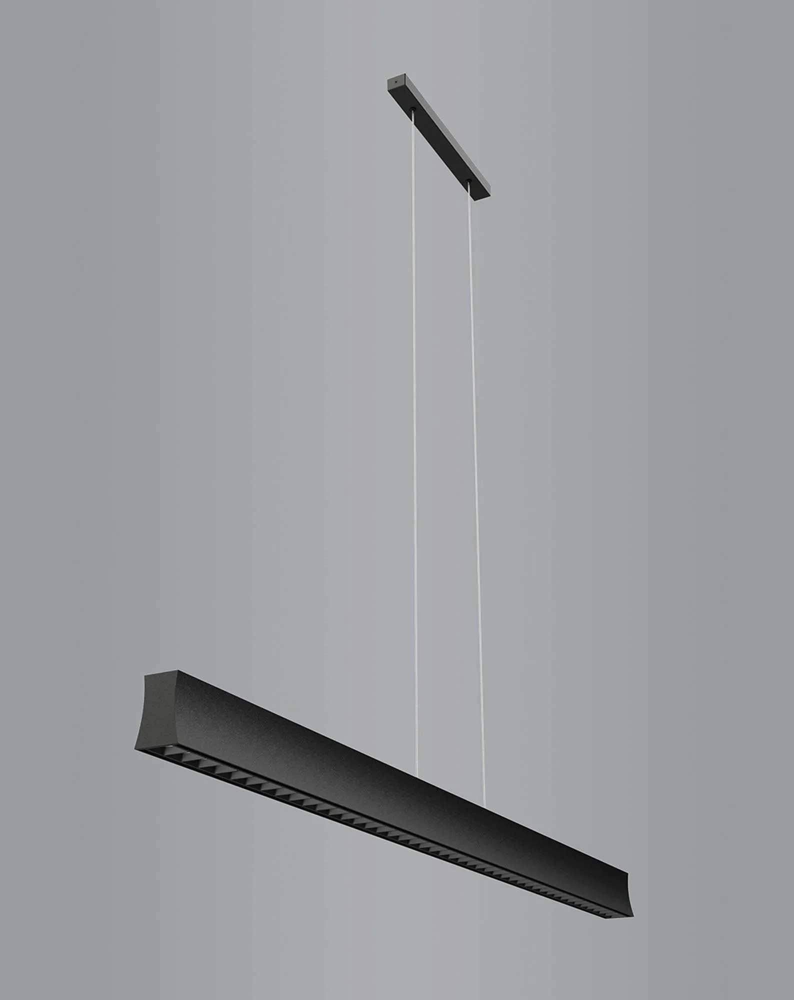 Hanok Linear Pendant 45° 38W LED M7544  Mantra Fusion Hanok Black